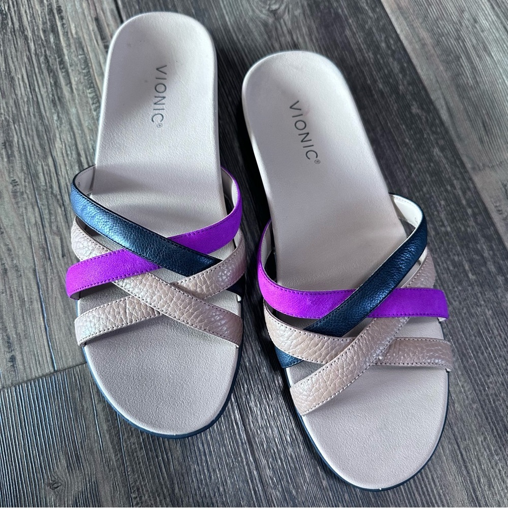 Vionic Women's Multicolor Slide Sandals